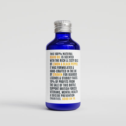Premium Beard Oil | Lemon & Black Pepper