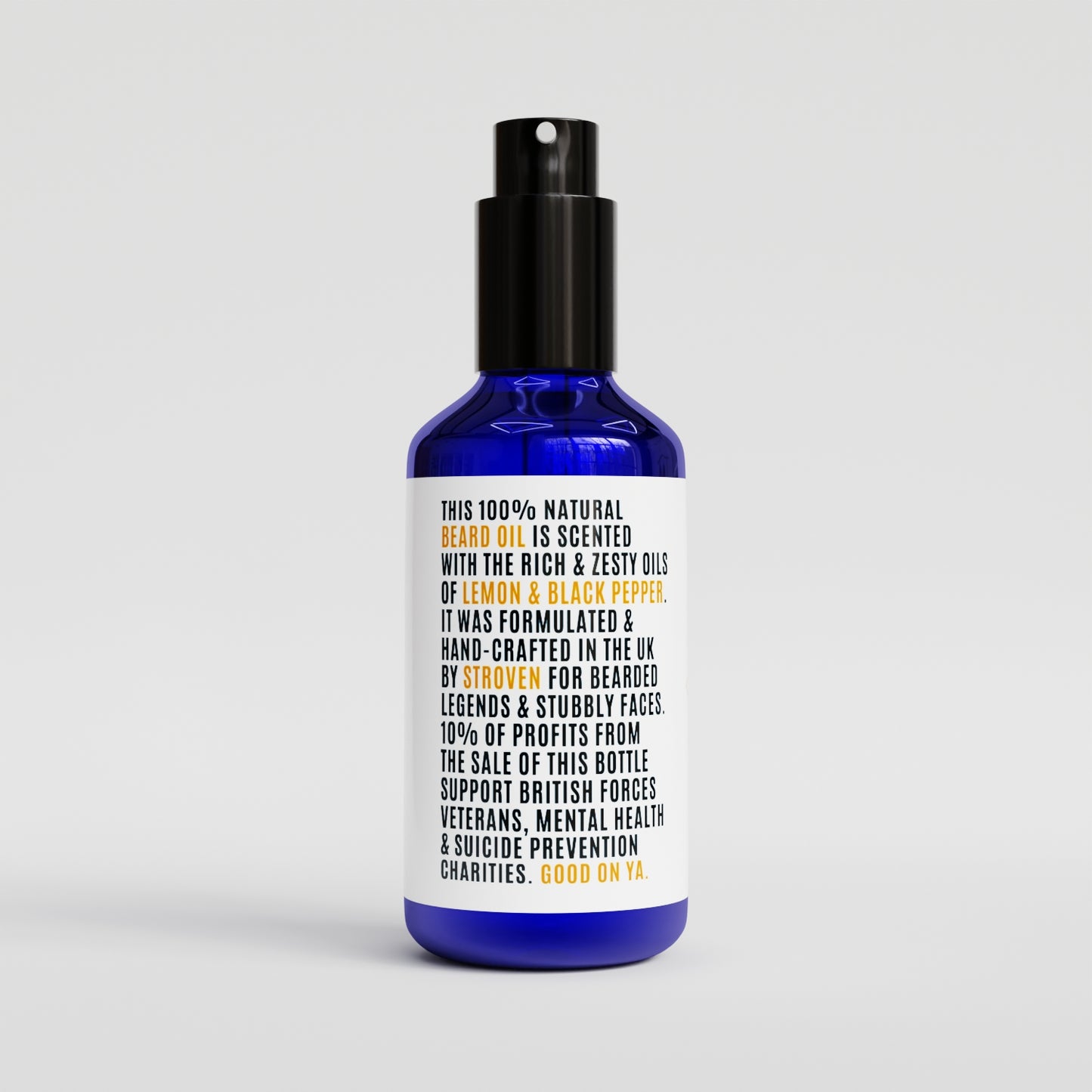 Premium Beard Oil | Lemon & Black Pepper